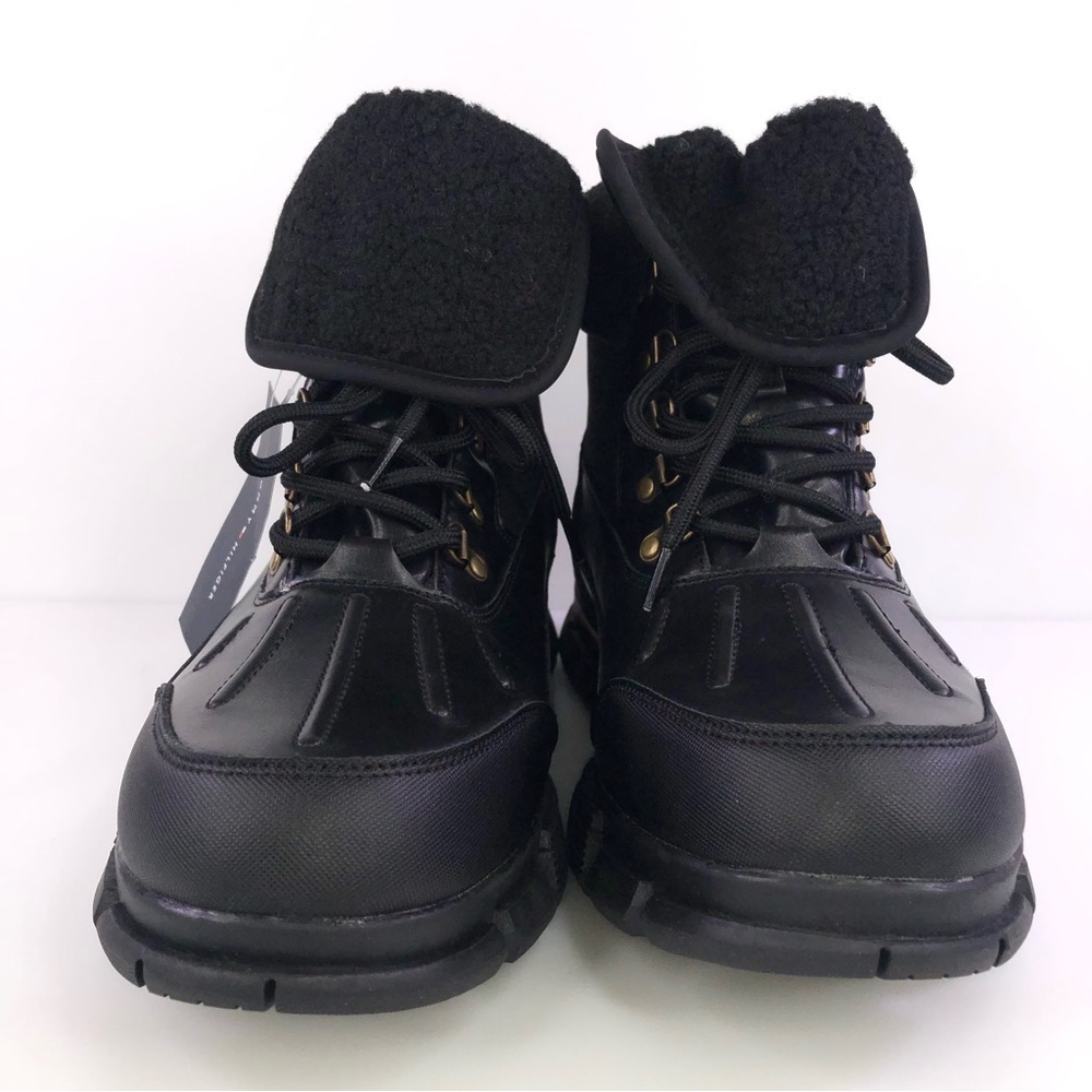 Tommy Hilfiger Men's Idan Black Multi Lace Up Boot 12M - Picture 4 of 7
